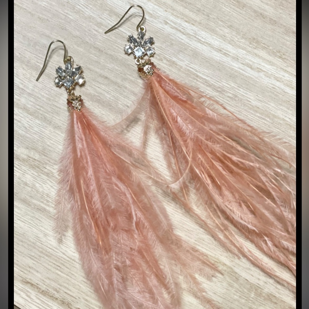 dixie chick feathered earrings